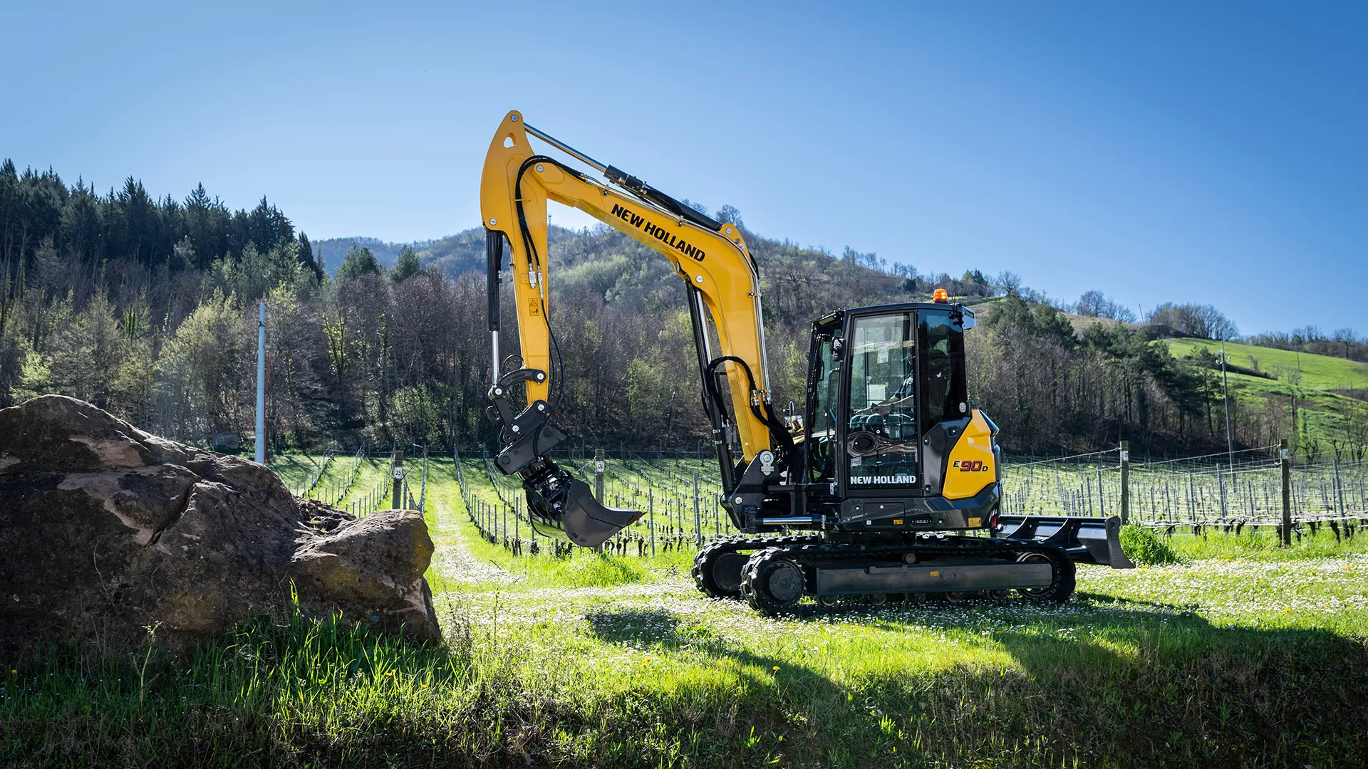 MANOEUVRABLE MONO-BOOM