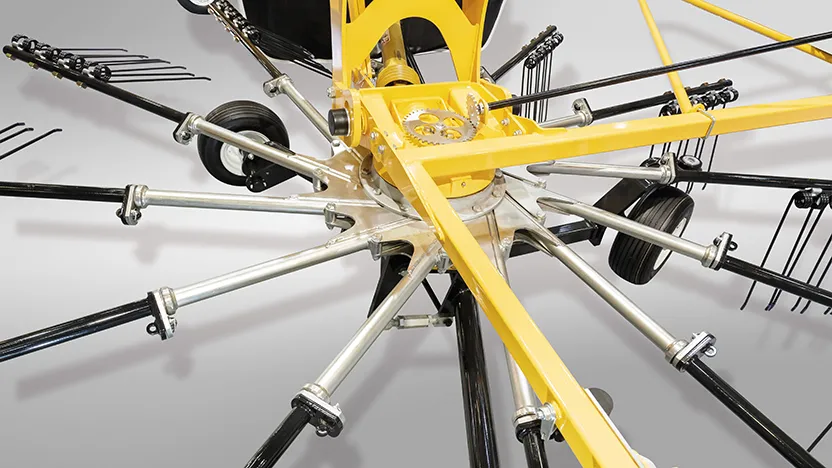 Maintenance free rotor arms